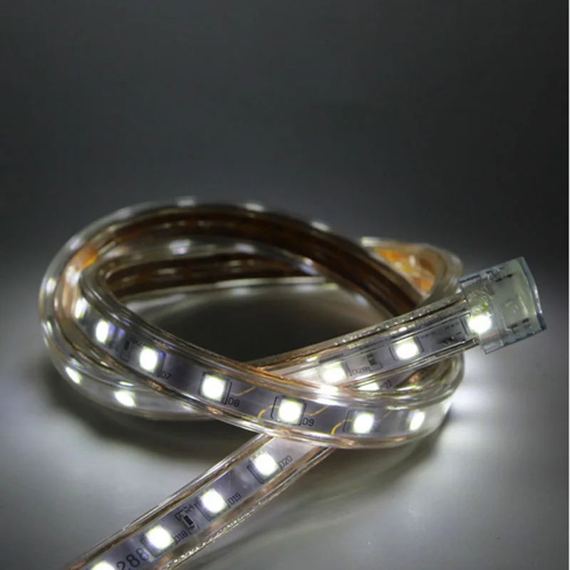 Светодиодная лента высокой яркости 220 В + штепсельная вилка европейского