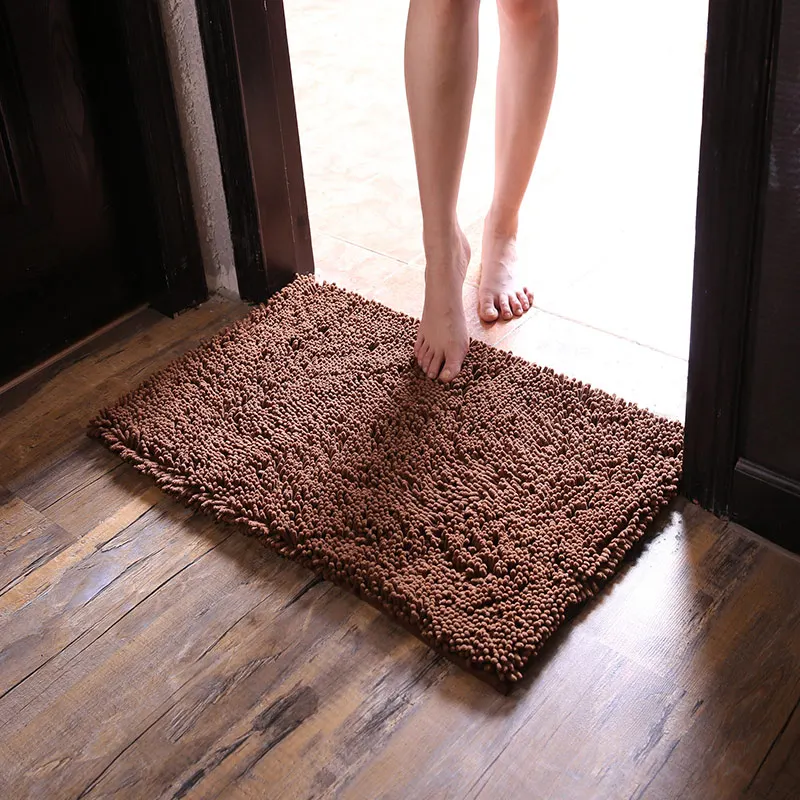 Синель коврик для ванной туалет коврики и комнаты водопоглощение ковер кухня