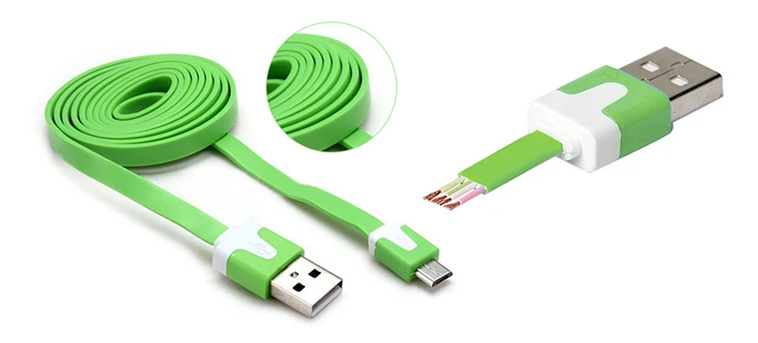 10 шт 1 м 3 фута микро USB 2,0 кабель 5pin Синхронизация зарядки плоский Лапша мобильный телефон Android кабели samsung huawei Xiaomi htc LG