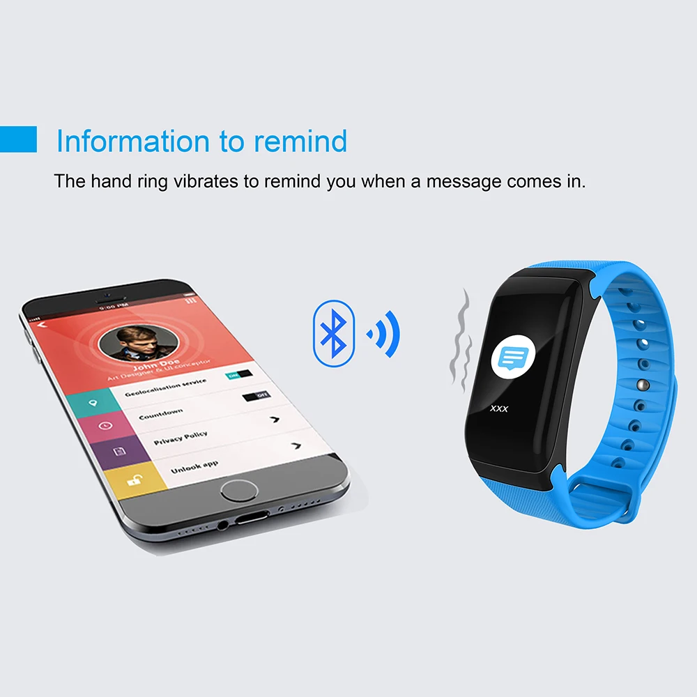 F1 Smart Браслет активности браслет Водонепроницаемый спортивные часы умный