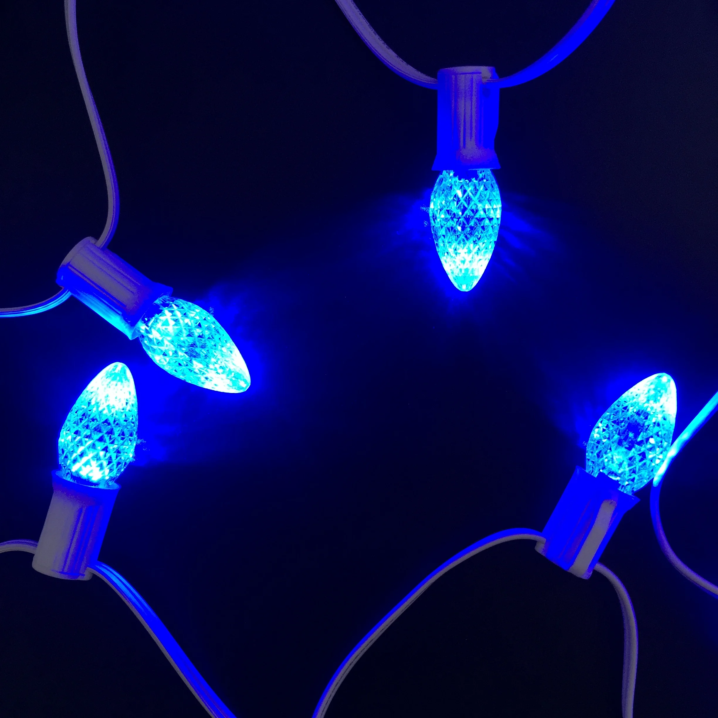 UL Listed 25 шт C7 светодиодный лампы для замены 2 SMD СВЕТОДИОДНЫЙ s в каждой