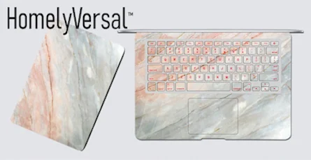 Красный Забавные милые три стороны ноутбука кожи наклейка для Macbook air pro retina 11-17 xiaomi/Dell/lenovo/ - Цвет: Красный