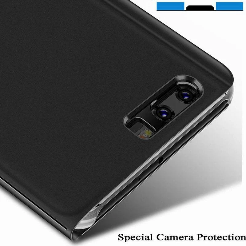 Чехол для HUAWEI Mate 30 20 10 9 Pro Honor 8 оригинальный зеркальный прозрачный чехол книжка P20