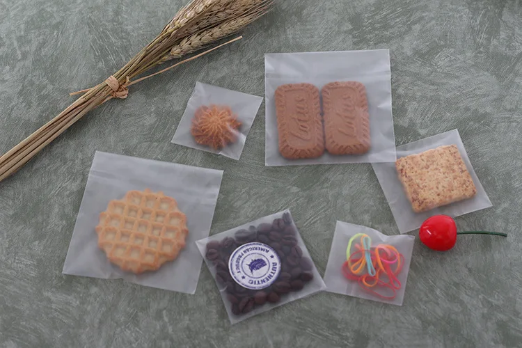 500 шт. целлофановые пакеты для печенья с самоклеящимися пакетами пищевых