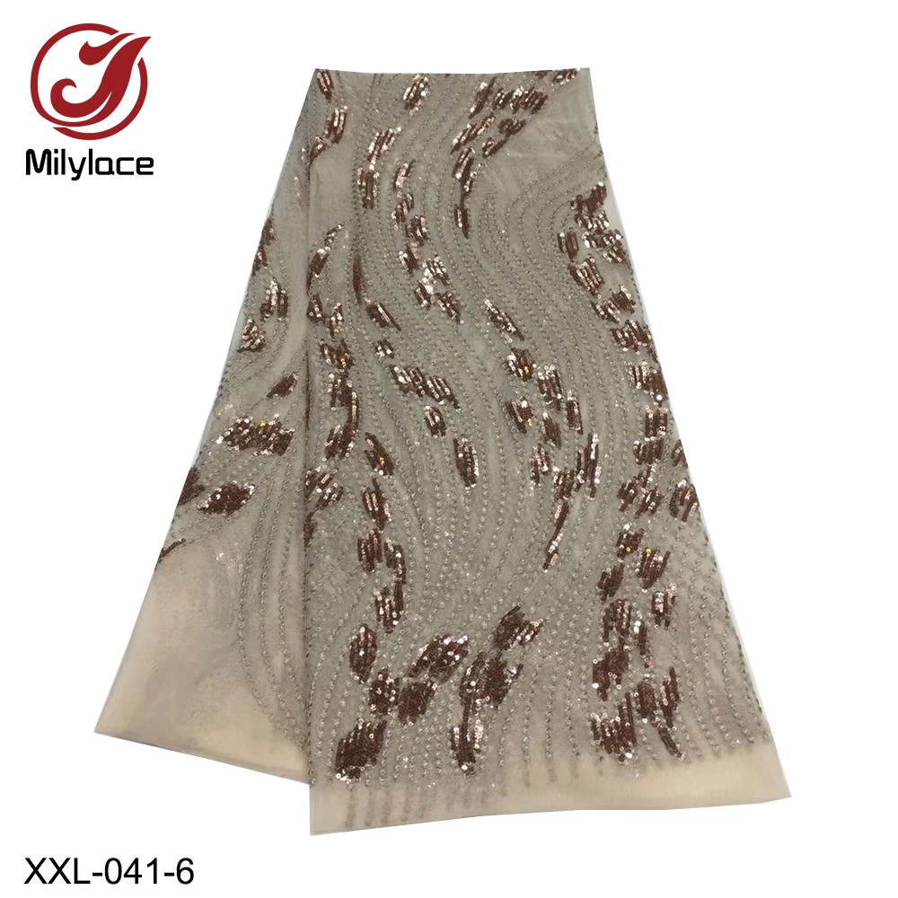 Африканская кружевная ткань с блестками и вышивкой французское кружево 2019