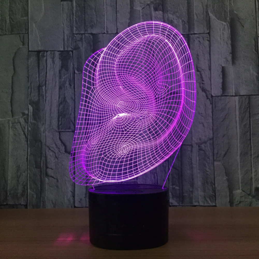 Luminaria Led 3d Светодиодная лампа De Mesa Powerbank ночник 7 цветов Изменение настольная