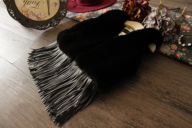 Весенне-зимний детский жилет для девочек модные жилеты с кисточками Новогодние