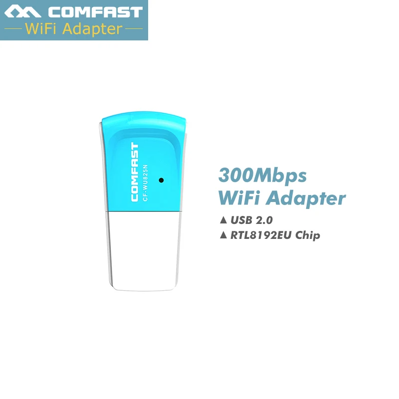 300 Мбит/с Comfast CF WU825N мини Adaptador Wi Fi рецепторов usb адаптер точка доступа RTL8192EU