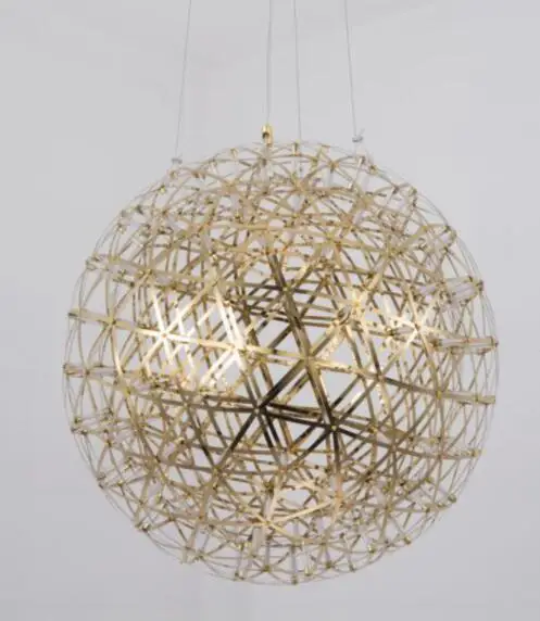 Современный фейерверк Spark Ball светодиодный подвесной светильник из нержавеющей стали подвесные лампы домашний Декор Светильник ing AC110-240V вход - Цвет корпуса: golden body