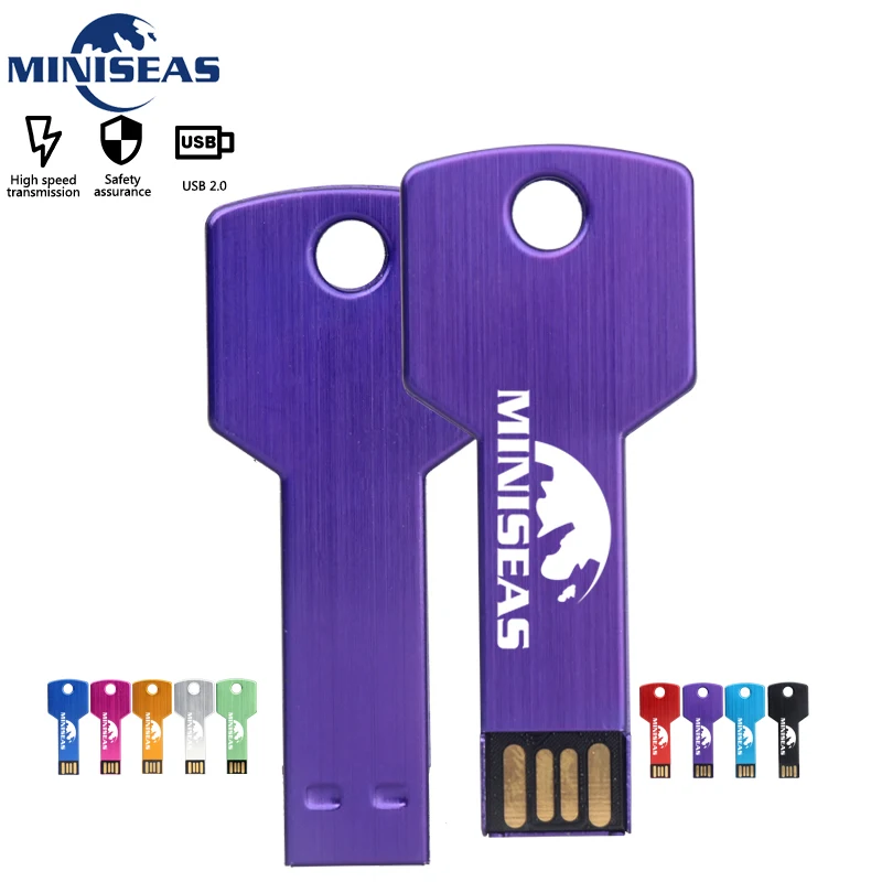 USB флеш-накопитель Miniseas реальная емкость высокоскоростной ключ 8 ГБ 16 32 флешка для