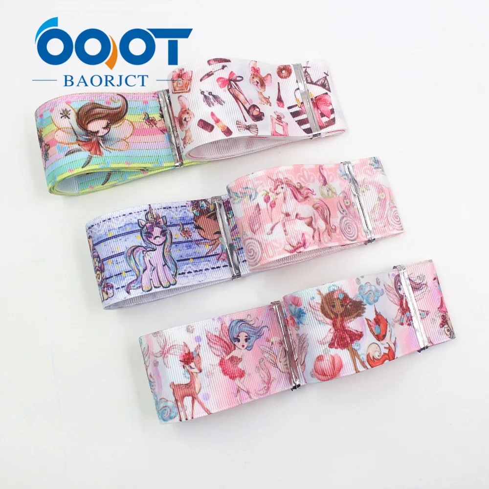 OOOT BAORJCT I 19720 1639 38 мм 10 ярдов мультфильм термотрансферные печатные корсажные ленты