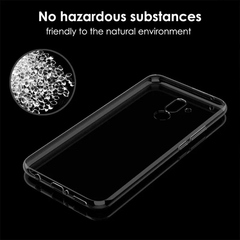 Чехол для Huawei Mate 20 Lite силиконовая прозрачная задняя крышка чехол телефона SNE-LX1