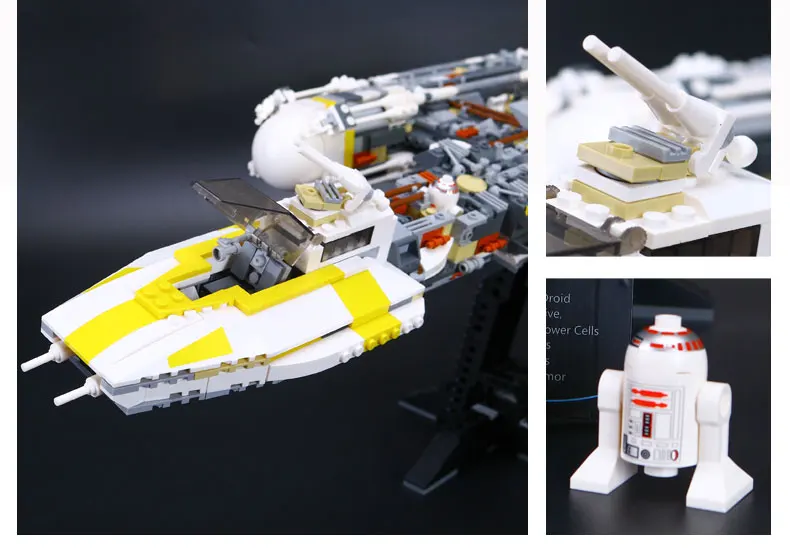 DHL 05040 X-wing Star fighter, строительные блоки, детские игрушки, подарок, совместимы с 10134, детские рождественские игрушки, подарки на день рождения
