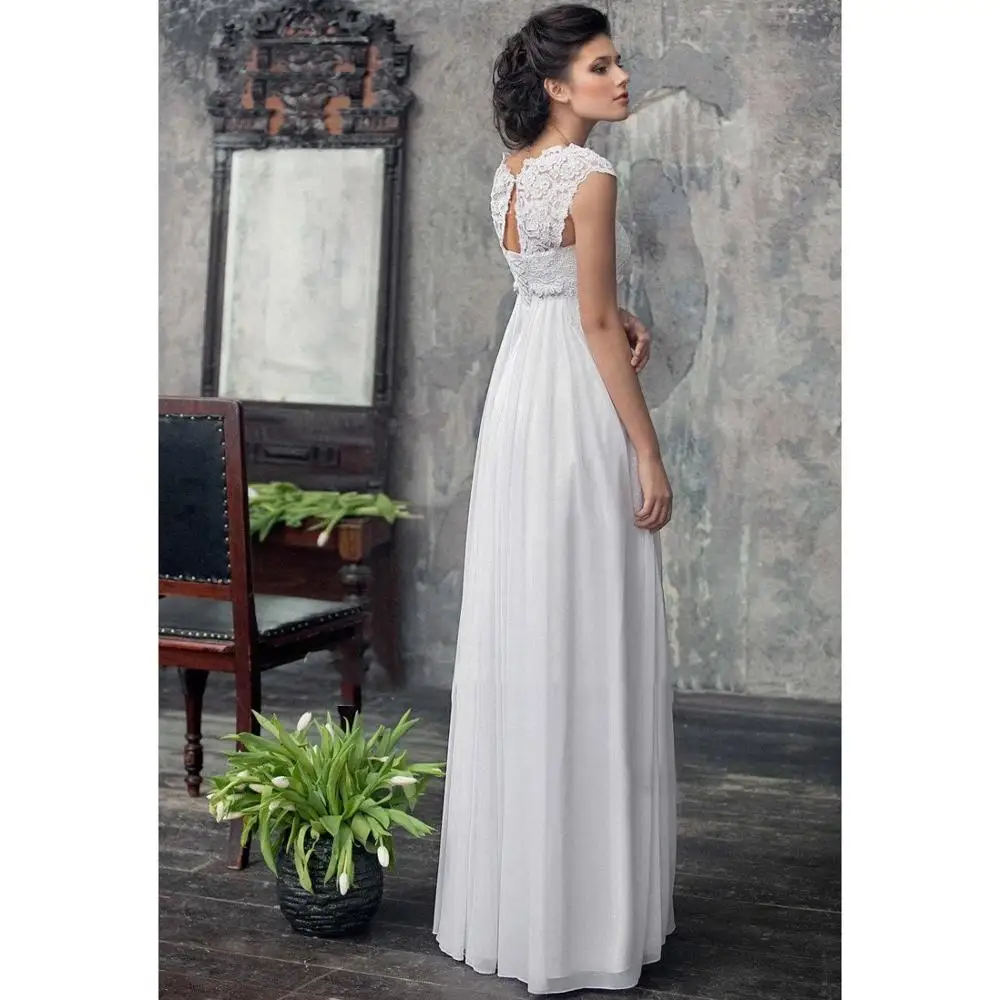 Vestido de Noiva шифоновое свадебное платье Высокая Талия свадебные платья для беременных Для женщин индивидуальный заказ империи платья для матери невесты
