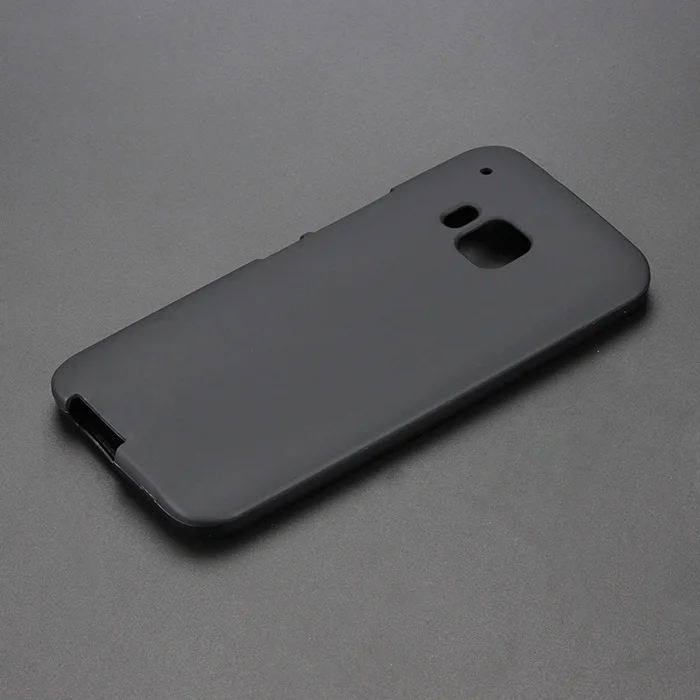 Черный гелевый ТПУ тонкий мягкий Противоскользящий чехол задняя крышка для HTC One