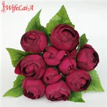 WifeLai-Шелковый Свадебный букет Nake розовый цвет слоновой кости Превосходное качество бриллиантовая брошь цветок букеты de noiva W228-12