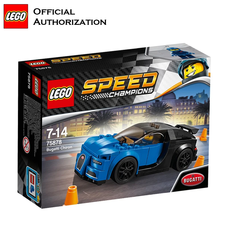Строительные блоки лего Bugatti Chiron машинка для укладки 180 шт. игрушки детей