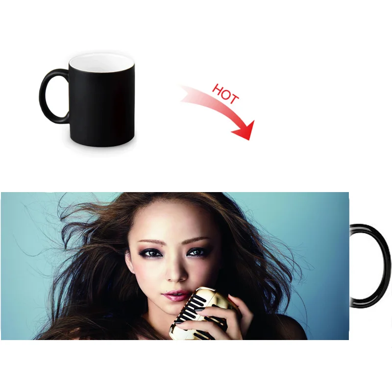 Волшебная кружка namie amuro Термокружка для чая молока воды керамическая на заказ