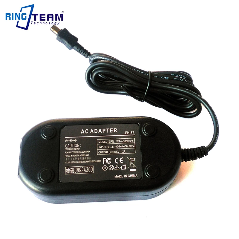 Блок питания 100X EH 67 EH67 для цифровых камер Nikon COOLPIX L100 L105 L110 L120 L310 L320 L330 L340 L810 L820 L830