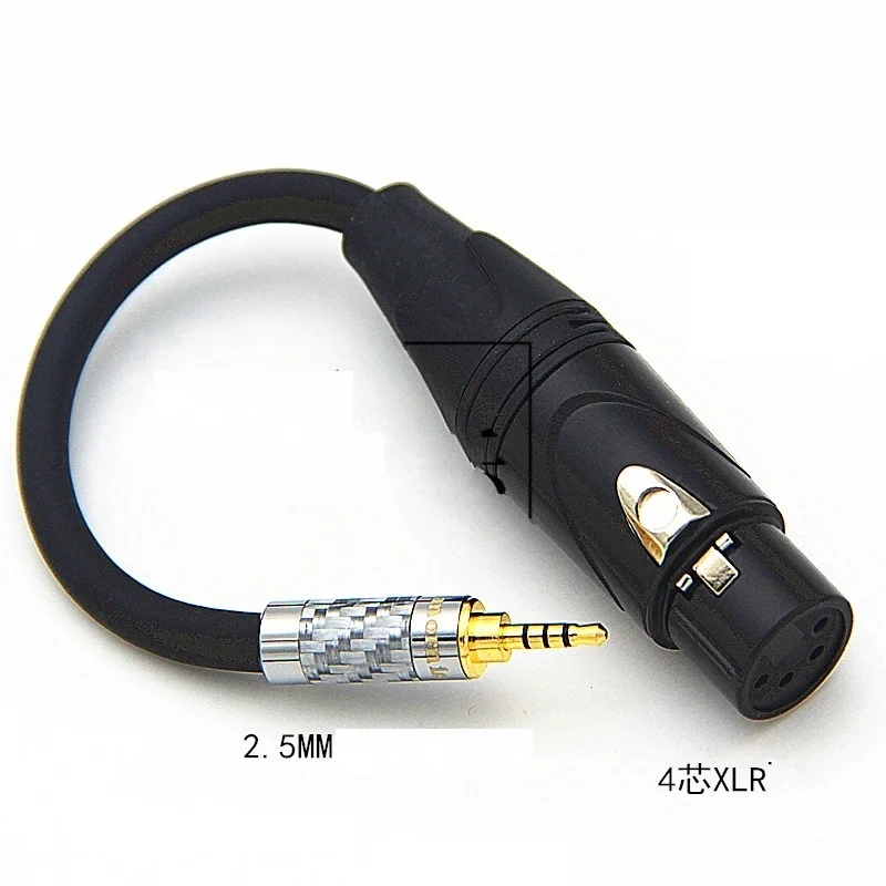 

HIFI 2.5mm Balance Audio Cable for Cayin AK240 Male 2.5mm to 3.5mm 4.4mm 6.35mm 4 Pin XLR Female Headphone Conversion Cable