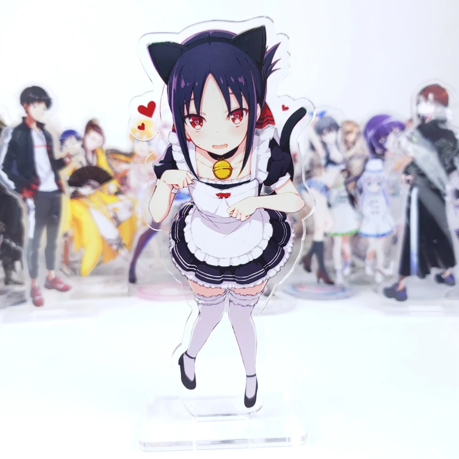Аниме Kaguya sama: Love Is War Shinomiya Chika Fujiwara Косплей двухсторонняя фигурка на акриловой