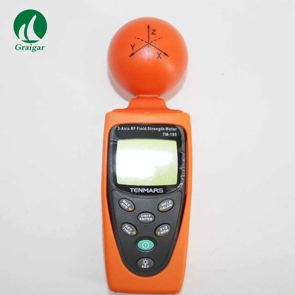 Tenmars TM195 3 осевой EMF RF измеритель электросмога тестер мощности|tester|tester metertester power |
