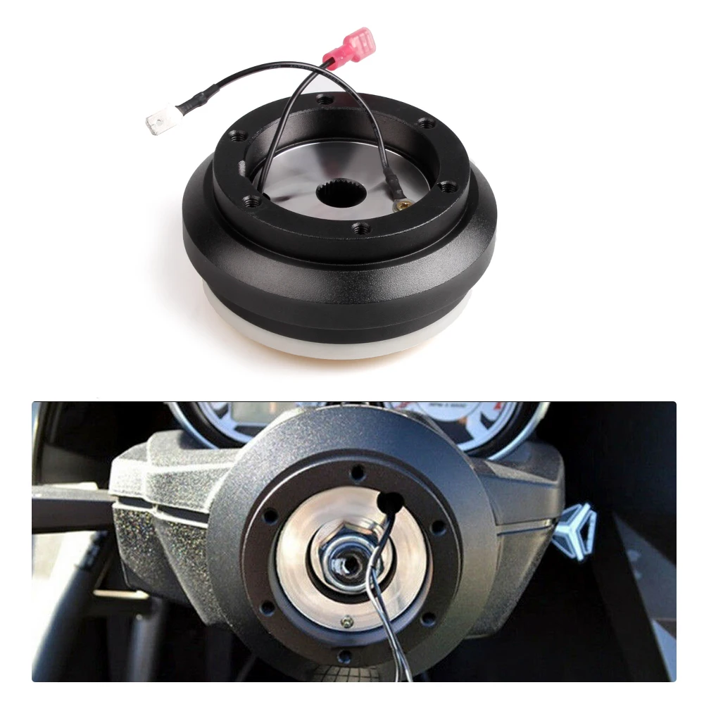 

Aluminum Steering Wheel Hub Adapter Connector Base Boss Kit For Honda Civic EG RS-QR010-EG