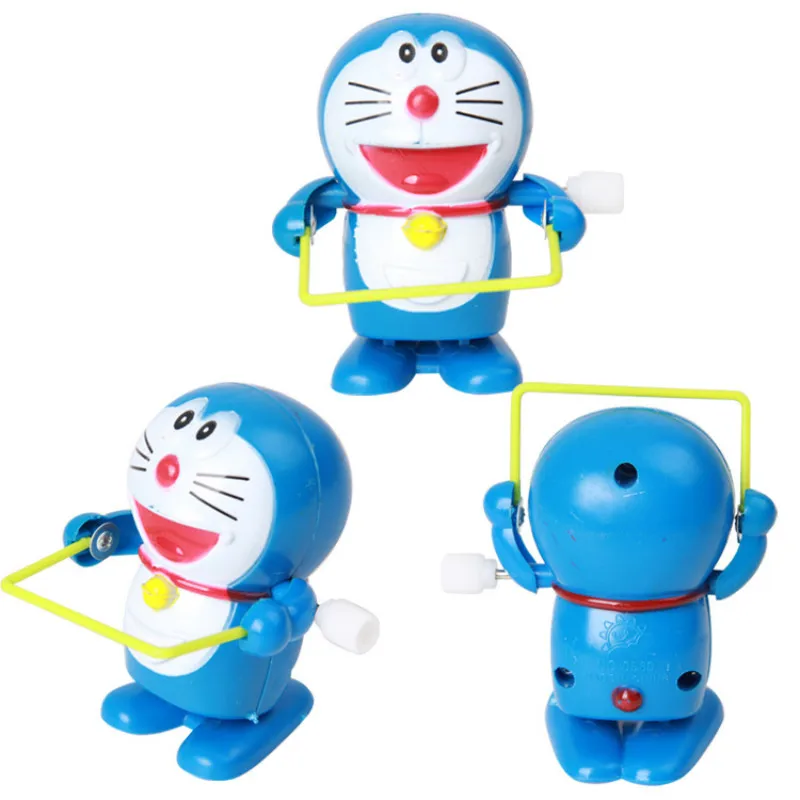 Бесплатная доставка 1 шт. супер смешно Джингл кошки Doraemon пропуская веревку ветер