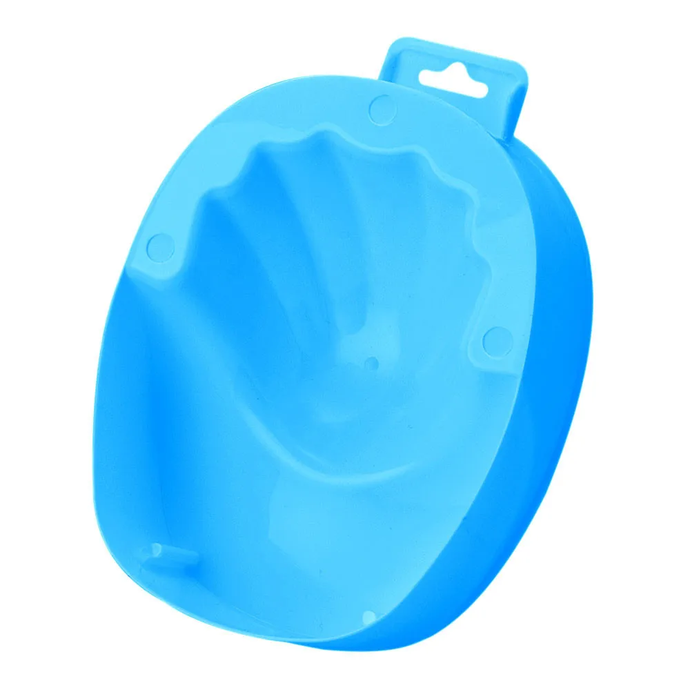 Blue Уход за ногтями, пластиковая чаша для мытья рук, гель для снятия лака, Типсы для ногтей, для ванны, маникюрные инструменты, цвет случайный# N - Цвет: Blue