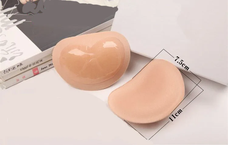 Женский бюстгальтер с эффектом пуш-ап силиконовый невидимый без бретелек