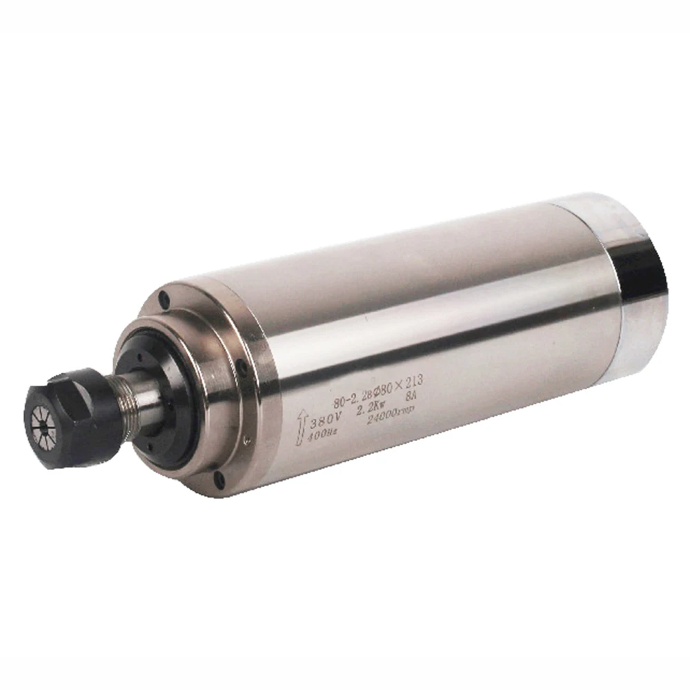 ER20 4 подшипника CNC мотор шпинделя комплект 2.2KW 380V 24000rpm шпиндель с водяным