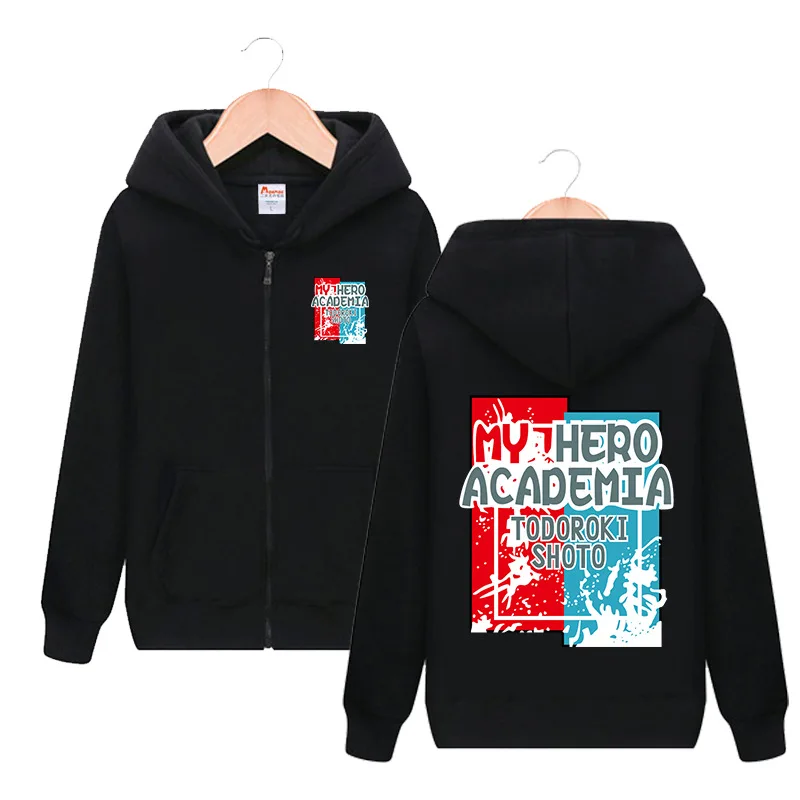 Толстовка с капюшоном героями мультфильма Мой герой Todoroki Shoto boku no hero Academy