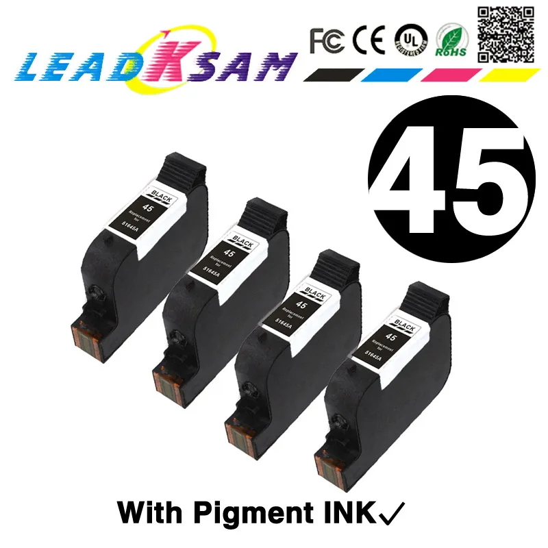 Сменные картриджи LEADKSAM 51645A для принтера hp 45 Deskjet 710c 712c 720c 722c 815c 820 | Компьютеры и