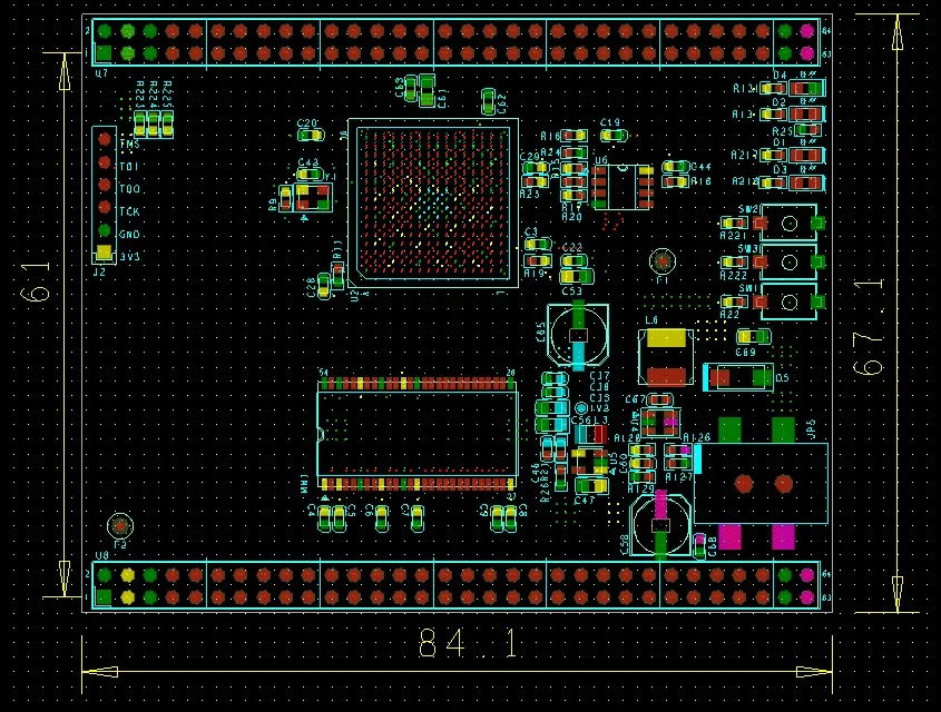 Последняя Xilinx spartan6 XC6SLX16 основная плата Xilinx spartan 6 FPGA макетная плата с 32 Мб SDRAM Micron MT48LC16M16A2