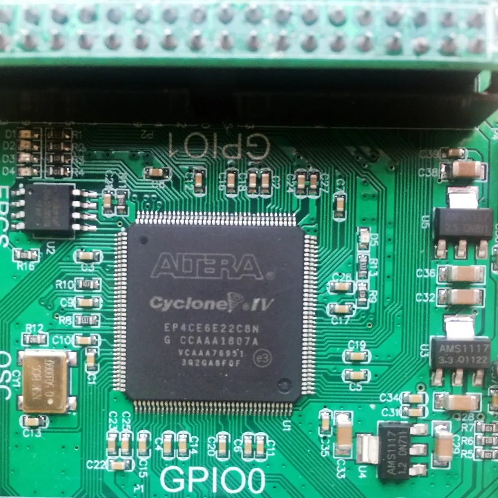 Материнская плата ALTERA FPGA для разработки CYCLONE IV EP4CE EP4CE6E22C8N с USB программатором Blaster