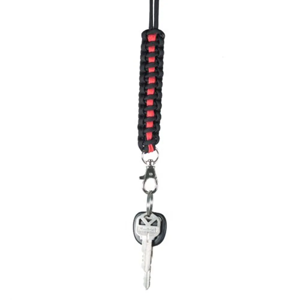 Новый шейный ремешок для выживания Paracord ключей значков и документов MP3s iPhone
