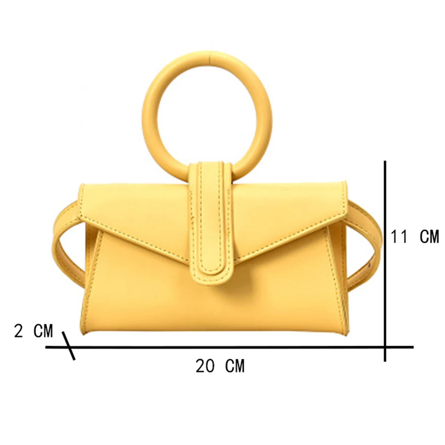 Fluorescent Color Envelope Bag For Ladies Retro High Quality Pu Leather Handbags Female Wome Elegant Korean Style Crossbody Bags