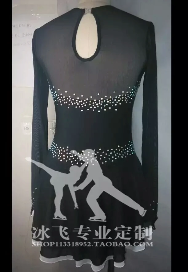 

Crystal Custom Figure Skating Dresses For Girls Graceful New Brand Ice Skating Dresses For Competition DR4321