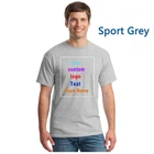 Однотонная белая, черная, серая, темно-синяя футболка с принтом фото, текста и логотипа на заказ для мужчин и женщин, Футболки унисекс с коротким рукавом для мужчин и мальчиков, TeamTop