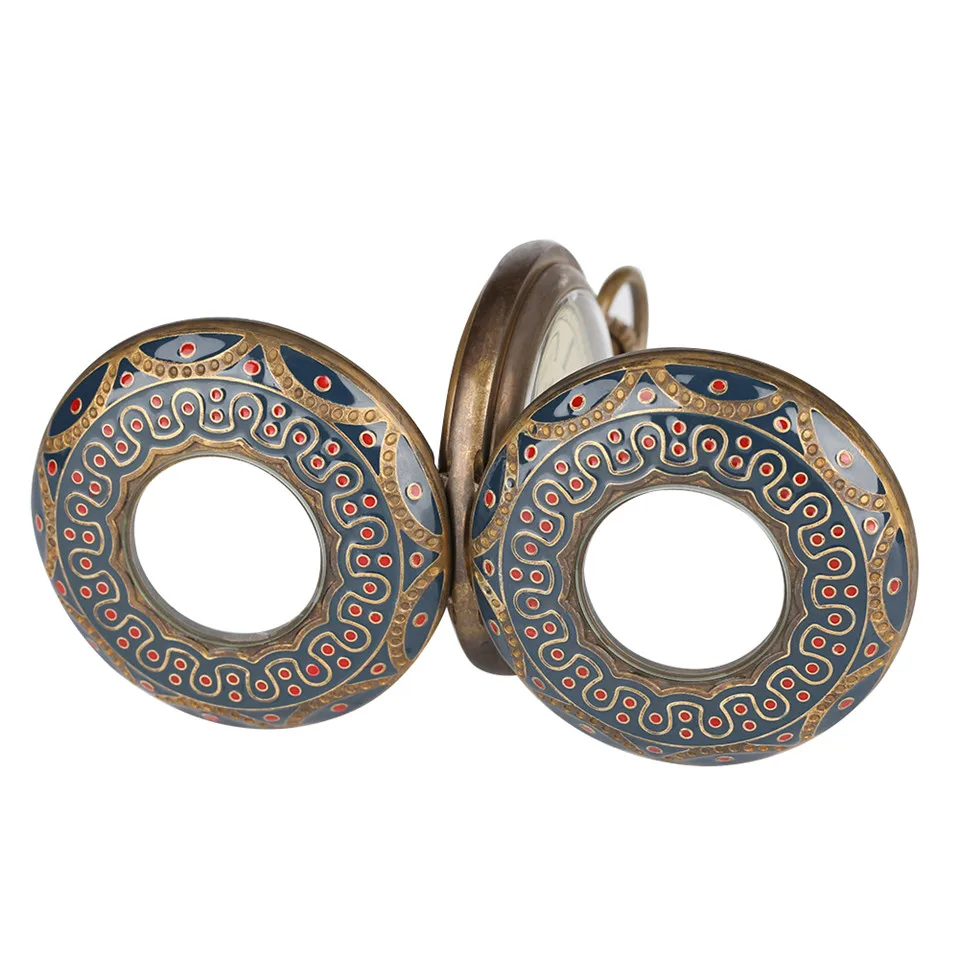 Ретро Винтажные механические ручные карманные часы мужские роскошные Fob с