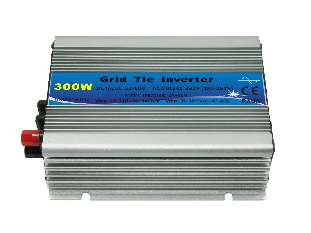 Инвертор солнечной микросети Indoor design 300W с входным напряжением 22-60 В постоянного тока для небольших энергосистем. БЕСПЛАТНАЯ ДОСТАВКА.