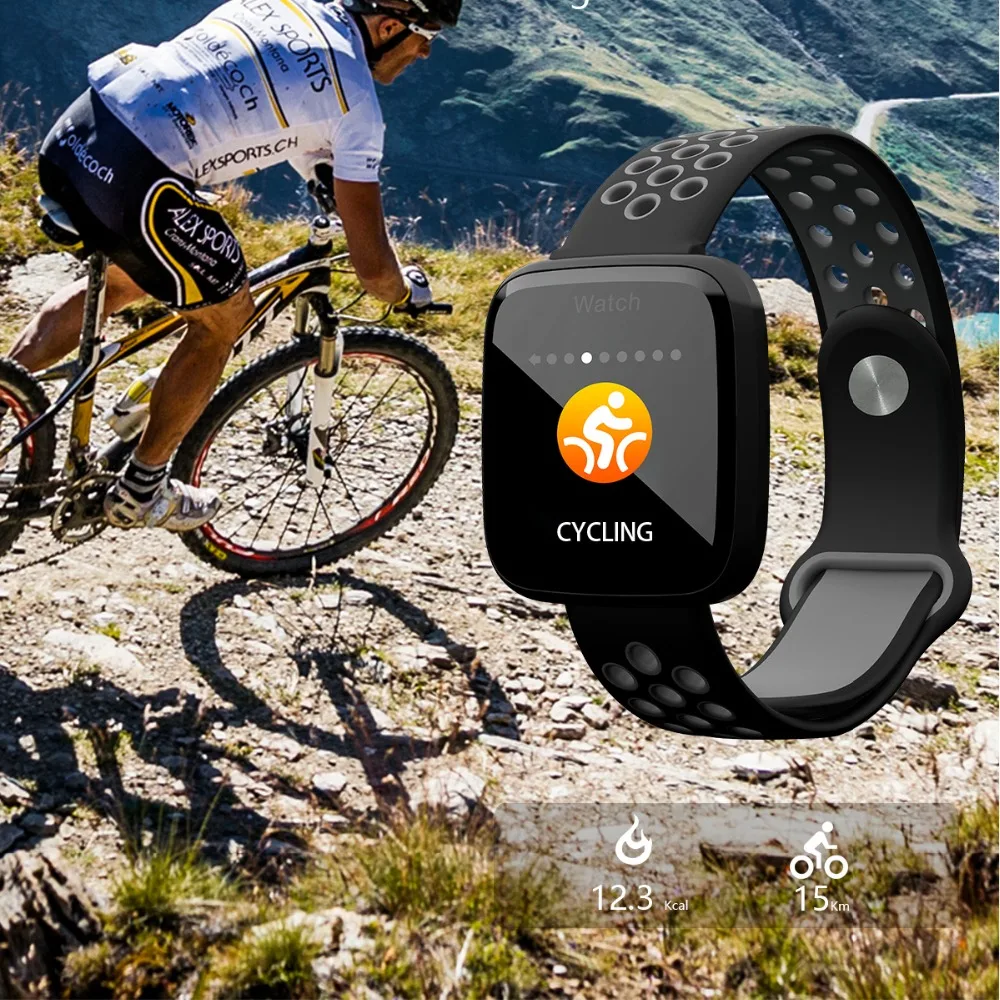 Ataliqi Смарт-часы спортивные водонепроницаемые шагомеры Push Message Bluetooth плавательные