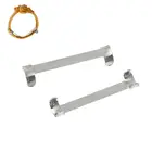 Размер кольца DoreenBeads, регулируемый редуктор Re Size r, зажим тусклого серебристого цвета 18 мм x 4 мм (68 