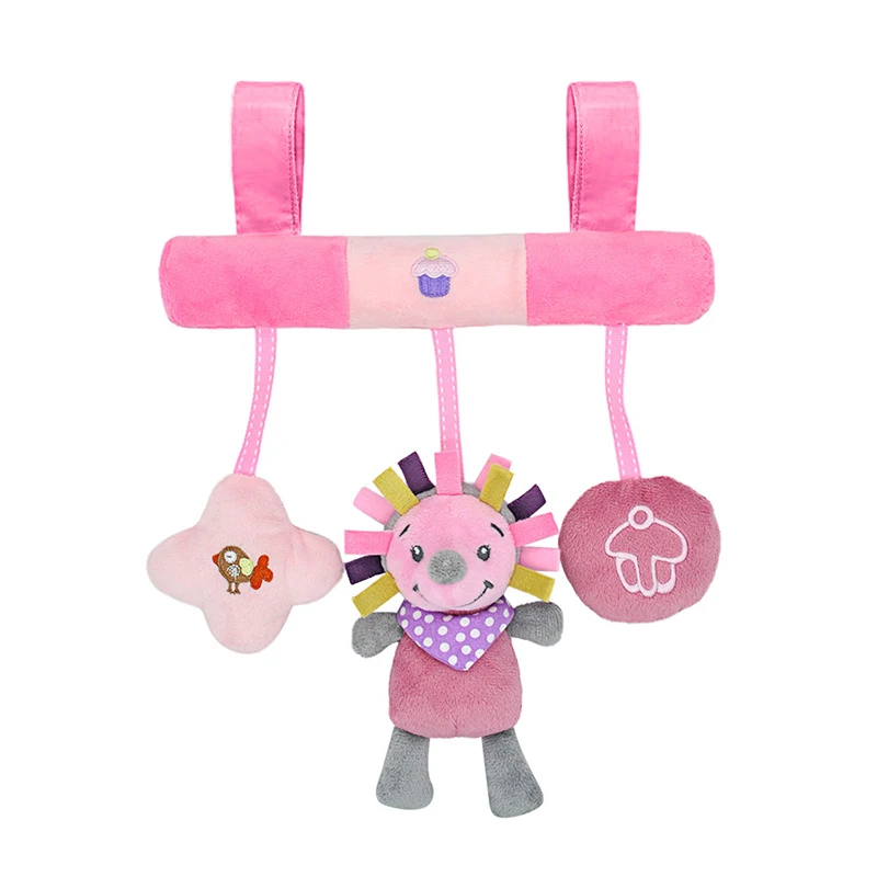 Crib Rattle 4 Игрушки для малышей музыкальные детские погремушки/Moblie коляска игрушка плюшевый мультфильм новорожденный/Развивающие игрушки для малышей игрушки 0-12 месяцев - Цвет: Crib Rattle 4