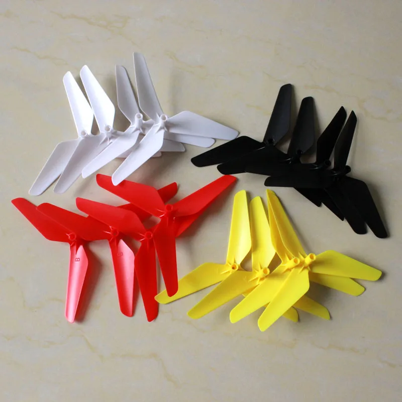 Обновленная лопасть пропеллера (четыре цвета) 16 шт. запчасти для квадрокоптера JJRC