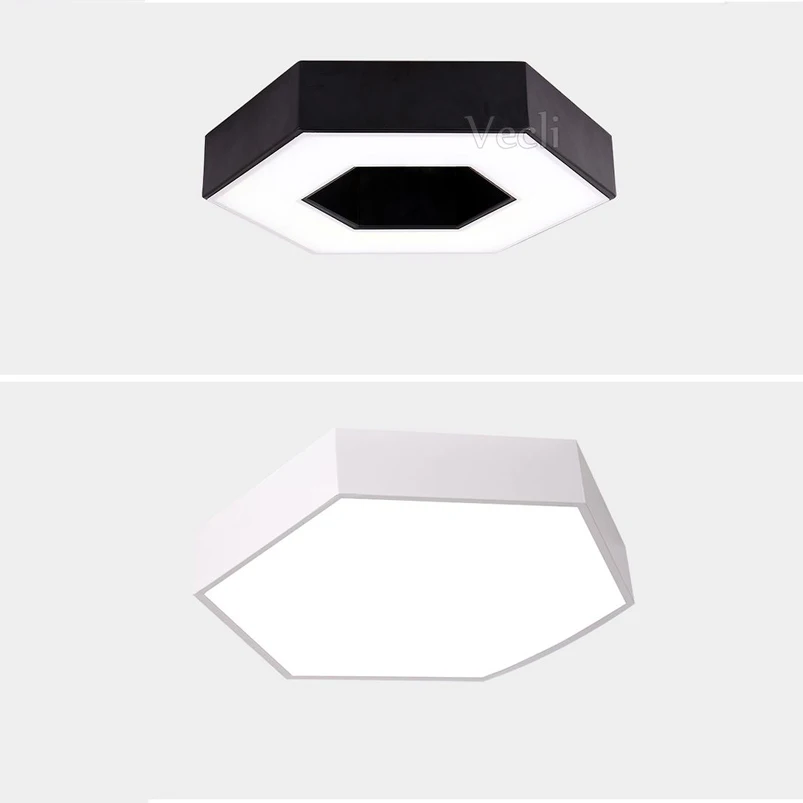 Потолочный светильник светодиодный шестигранный для спальни гостиной балкона