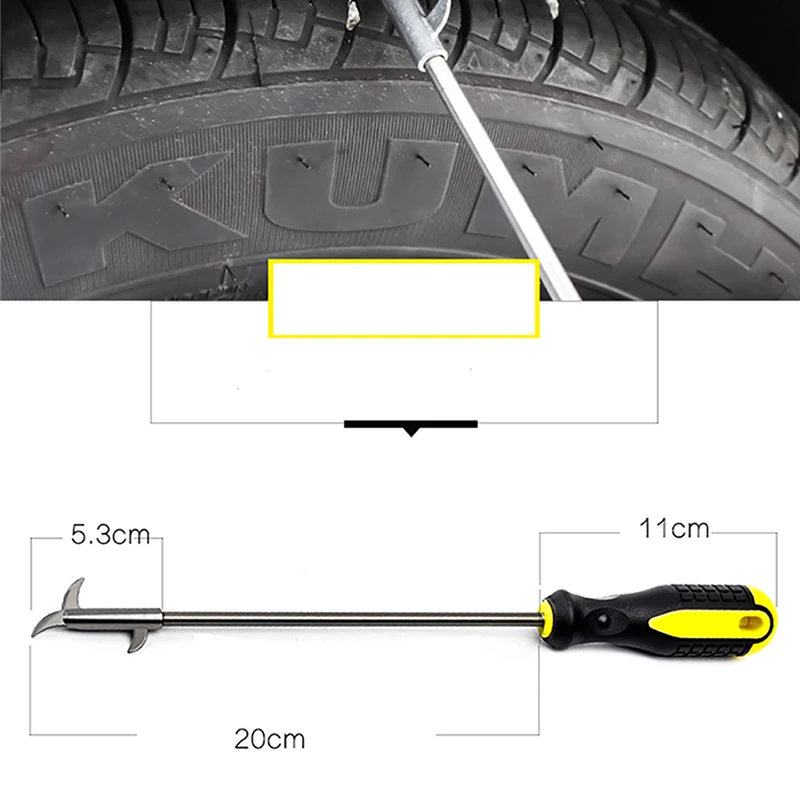 Car Tires Pebble Removal Tool For Subaru Impreza XV Hyundai Solaris tucson I30 IX25 creta Kia Rio K2 Ceed Sportage 2017 |