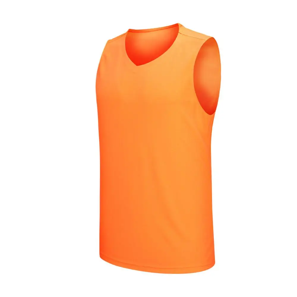 8002 orange Cheap Mens Basketball Jersey breathable College Sport Team Basketball TShirt Sleeveless Training Vest Quick-Dry Tank Top Shirts - Цвет: 8002 orange
