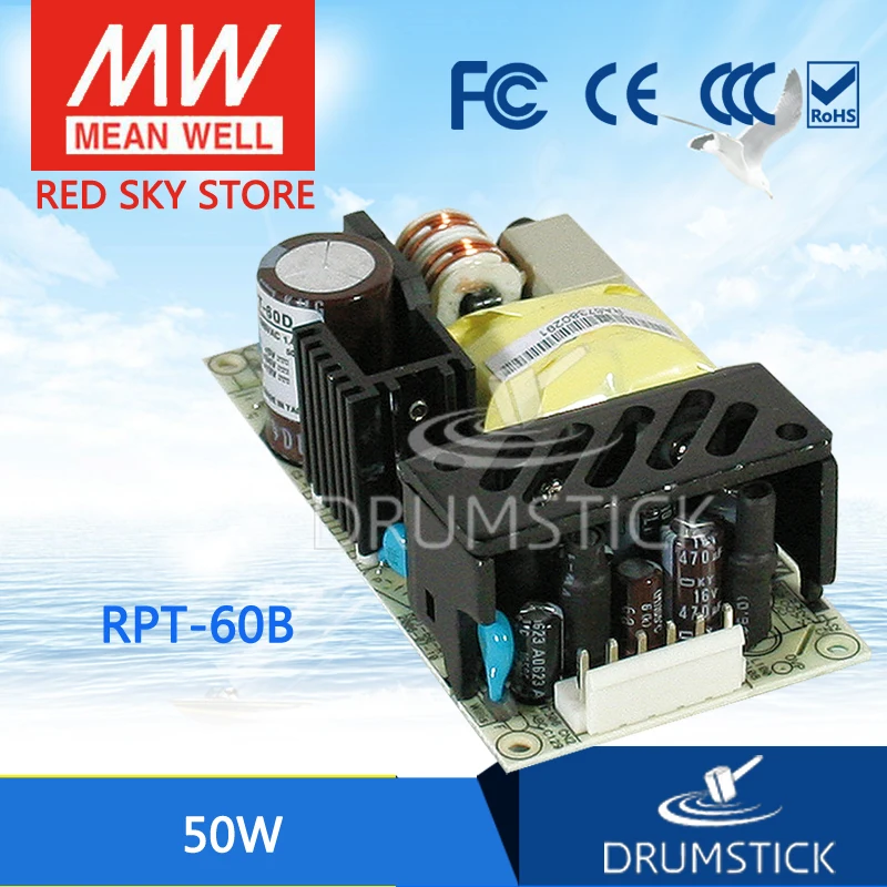 

Steady MEAN WELL RPT-60B meanwell RPT-60 50W Triple Output Medical Type