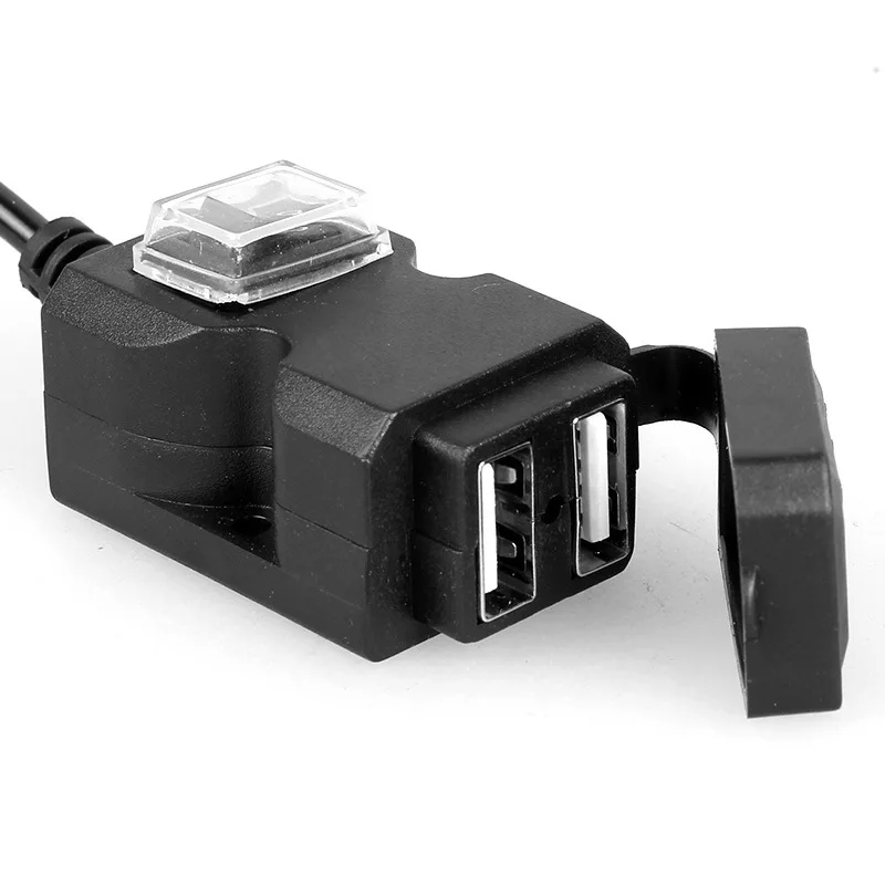 DSMOTEK Универсальный держатель для телефона мотоцикла USB зарядное устройство DC 9 24V 5